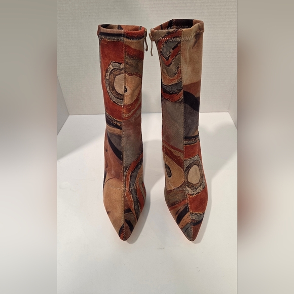 Viviana Shoes - NEW Viviana Multicolor Artistic Heeled Boots